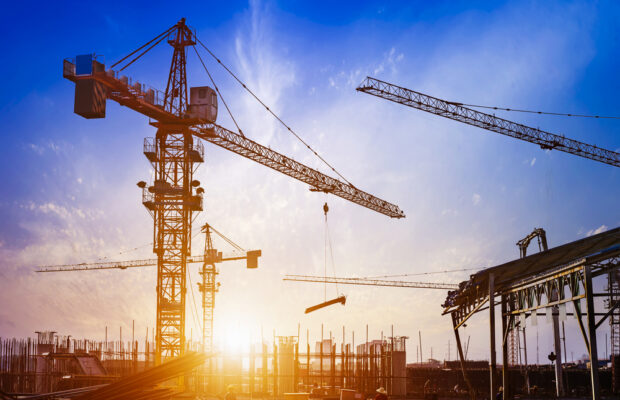Construction on Amazon Building in Sioux Falls